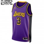 Los Angeles Lakers Trikot Anthony Davis 3 Jordan 2022-23 Statement Edition Lila Swingman - Kinder